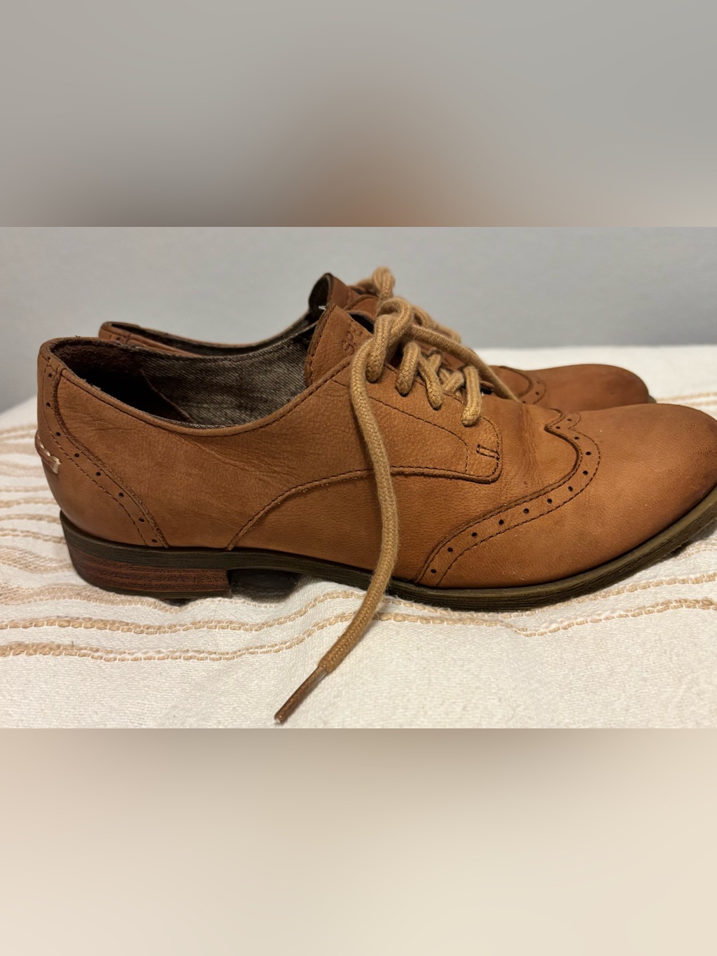 Sperry Women’s Brown Wingtip Derby Oxfords